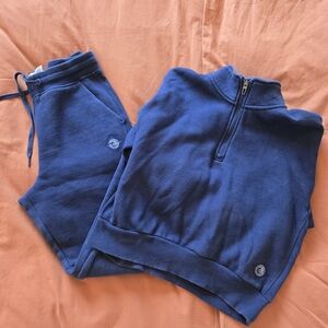 MPG Half Zip Sweatshirt & Jogger Set